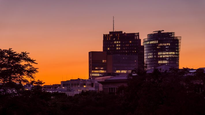 Berlin sunset