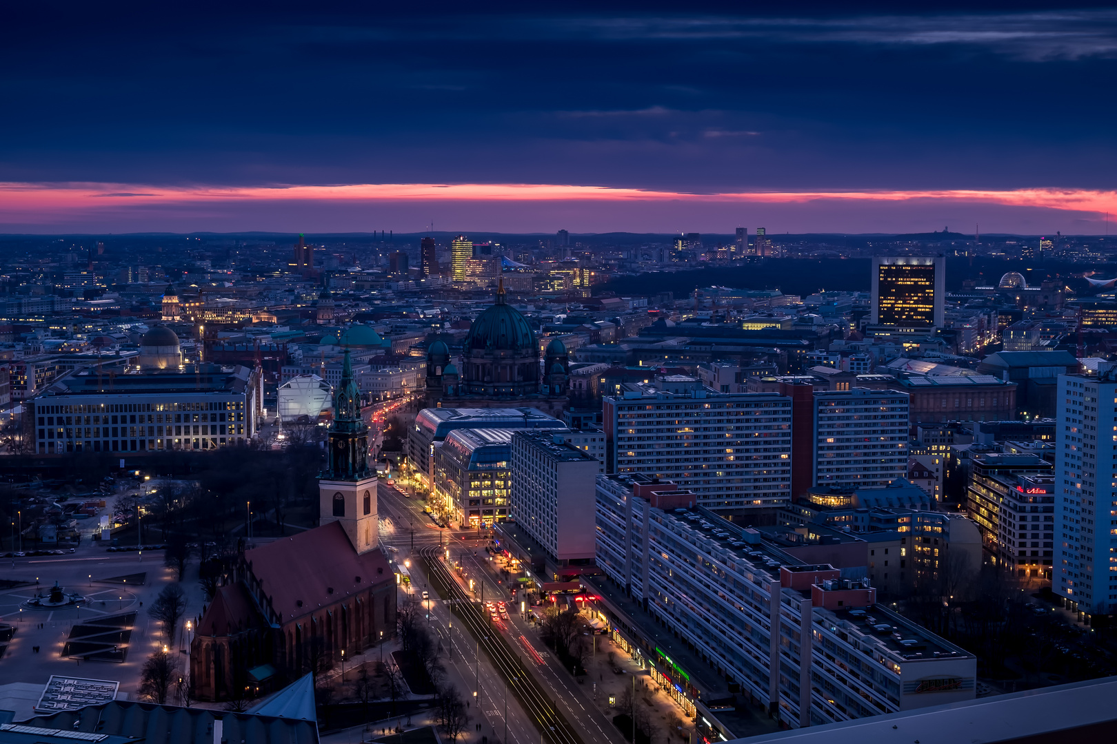 Berlin sunset