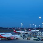 Berlin Tegel nach Sonnenuntergang