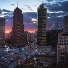 Berlin - Times Square Panorama Sunset