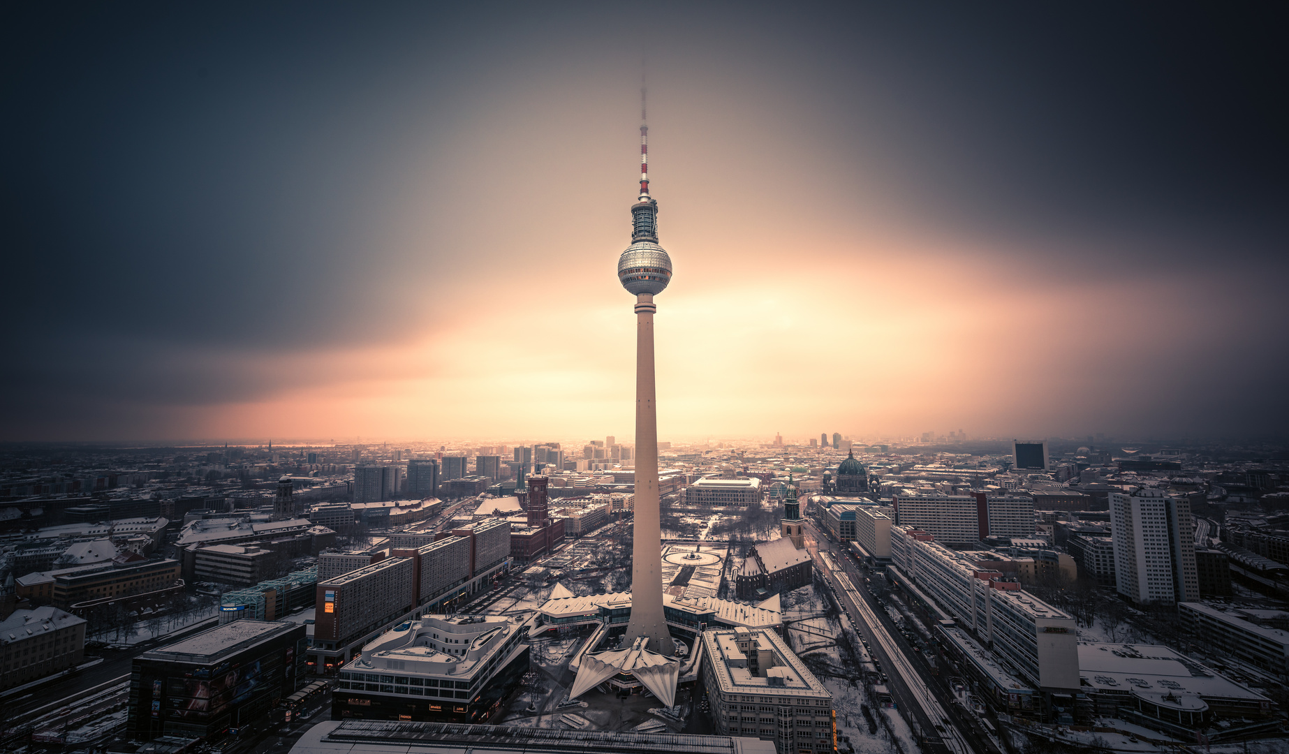 Berlin - TV Tower Spotlight