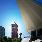 Berlin - Uhrenturm des Roten Rathauses