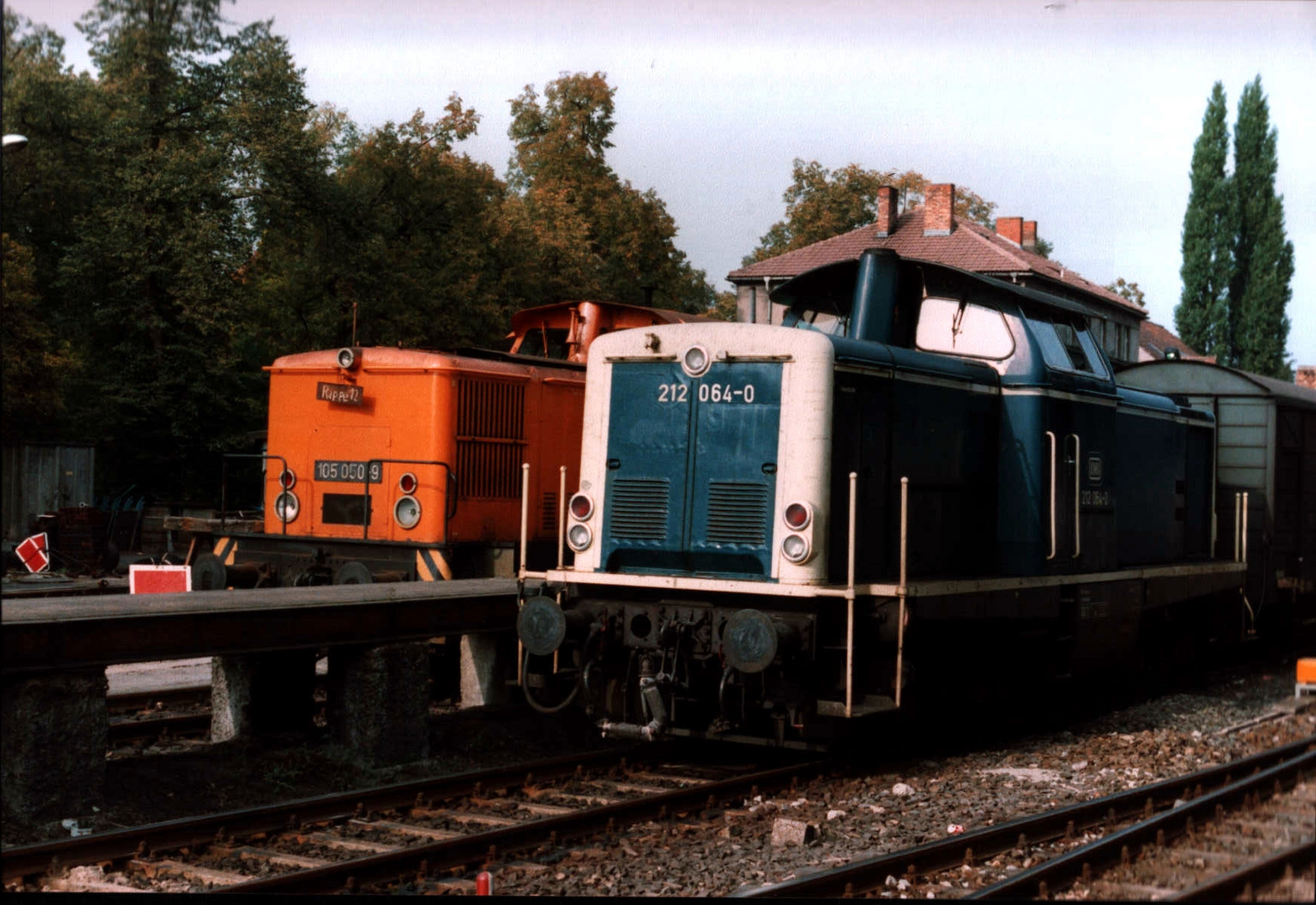 Berlin Wannsee 1986 Autoreisezug aus Hannover