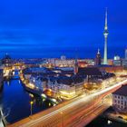 Berlin Weitblick einen Tag nach Silvester