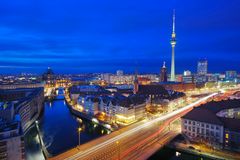 Berlin Weitblick einen Tag nach Silvester