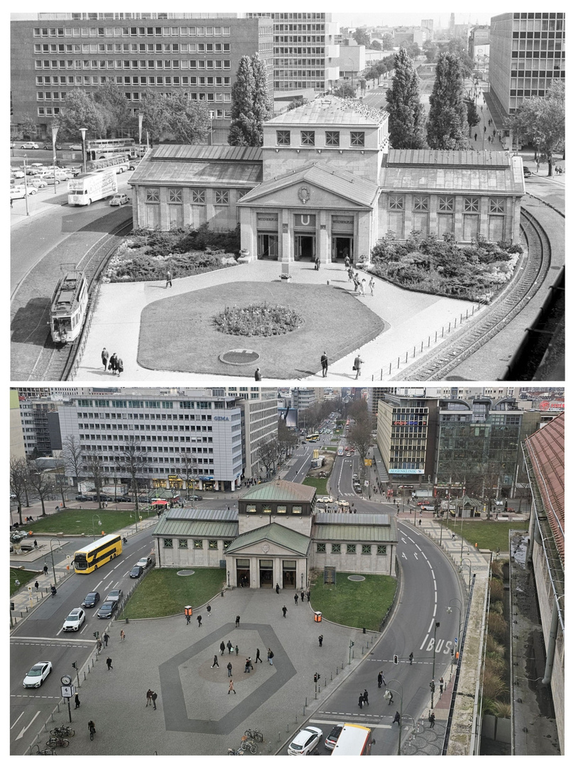 Berlin Wittenbergplatz - 60 Jahre Unterschied