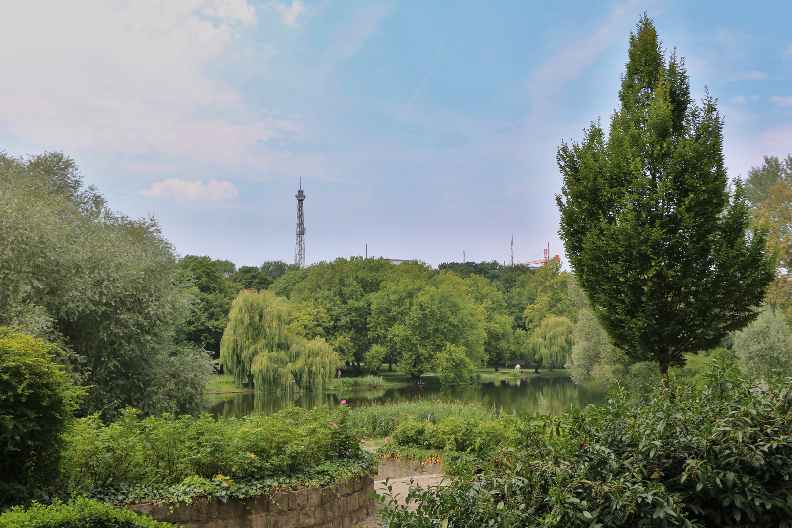 Berlinblick über den Lietzensee mal anders