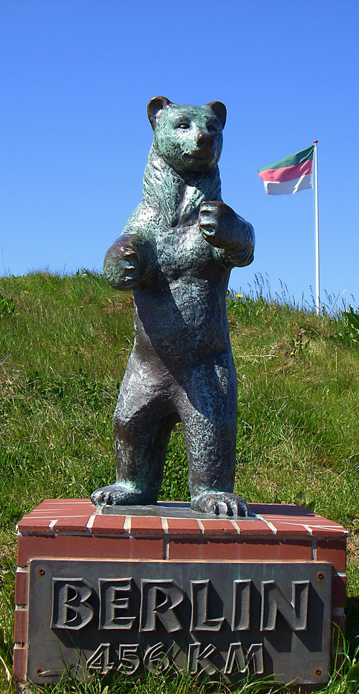 Berliner Bär auf Helgoland