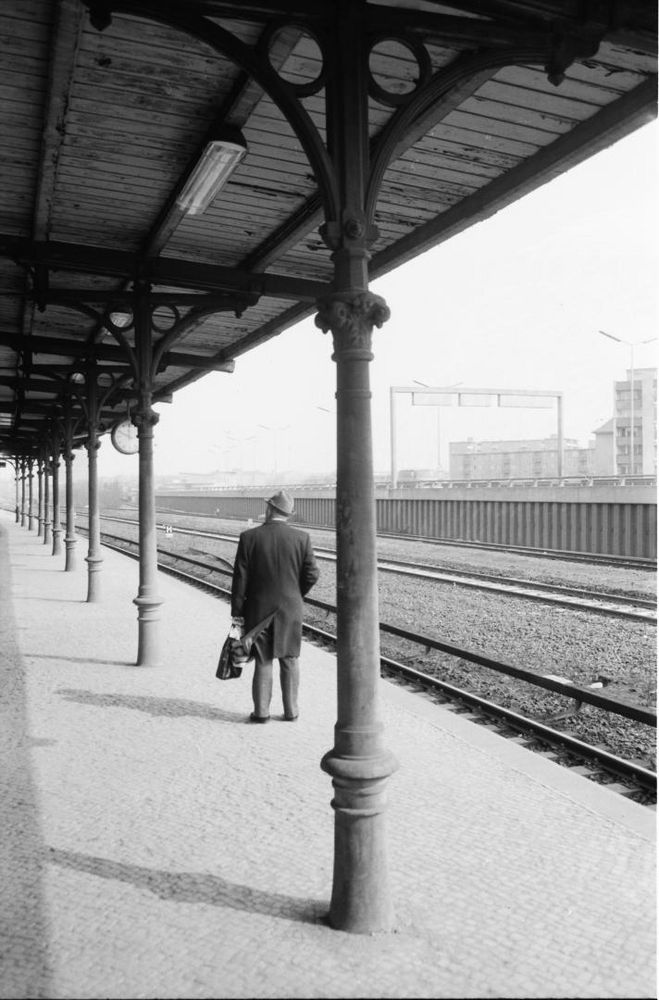 Berliner Bahnsteig 1980