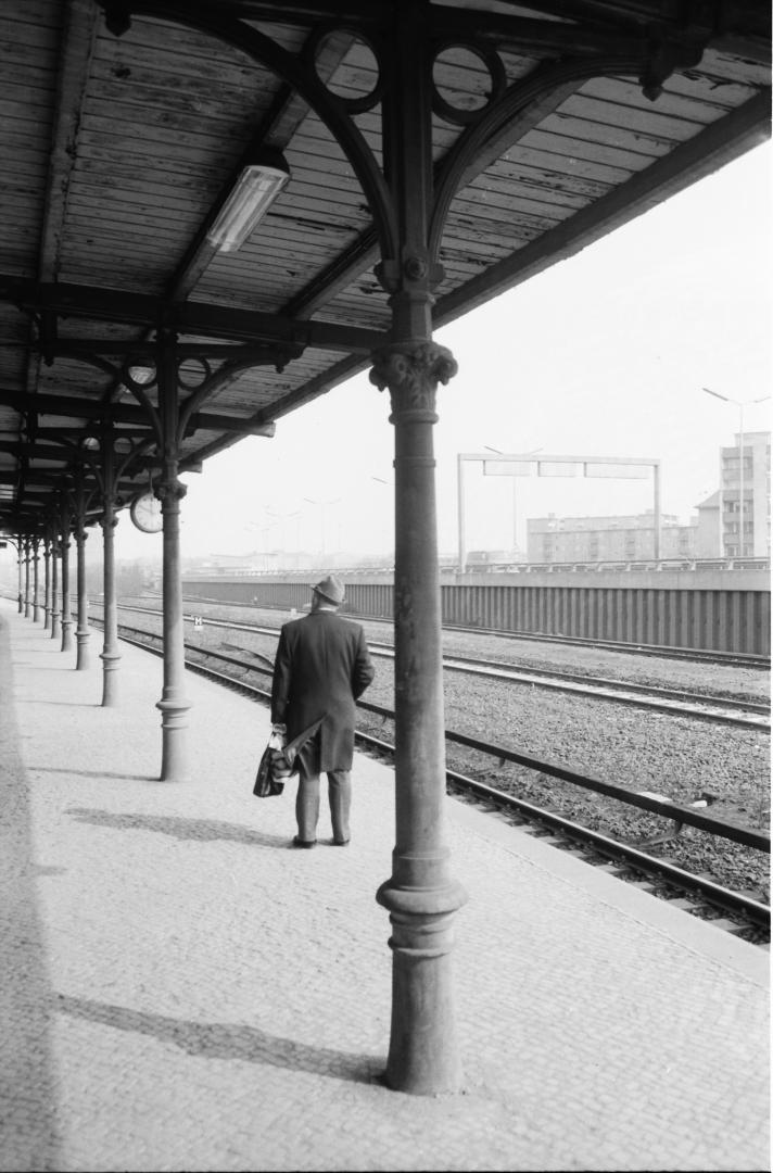 Berliner Bahnsteig 1980