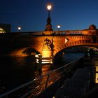 Berliner Brücke bei Nacht