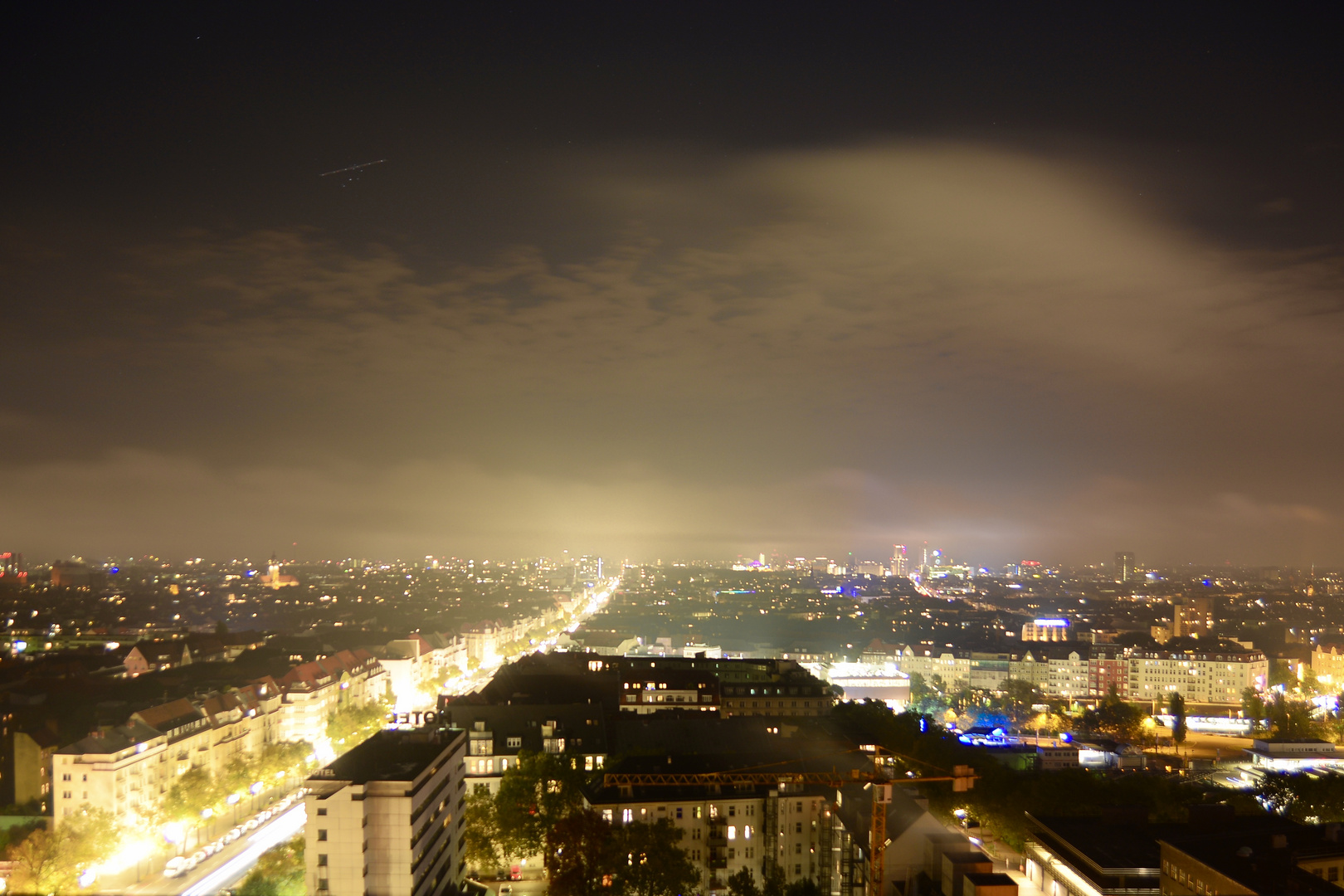 Berliner City in der Ferne