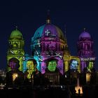 Berliner Dom am Lustgarten in Berlin beim Festival of Lights.