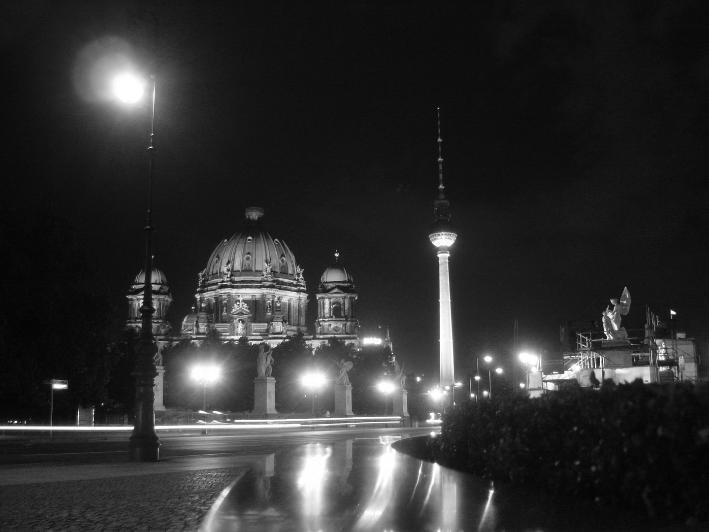 Berliner Dom bei NAcht