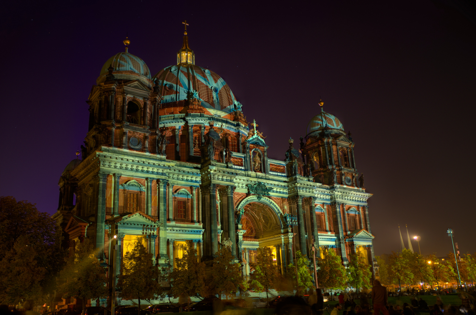 Berliner Dom beim Festival of Lights 2012