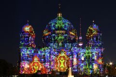 Berliner Dom beim Festival of Lights 2013