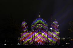 Berliner Dom beim Festival of Lights 2014