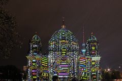 Berliner Dom beim Festival of Lights 2014