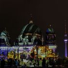 Berliner Dom beim Festival of Lights