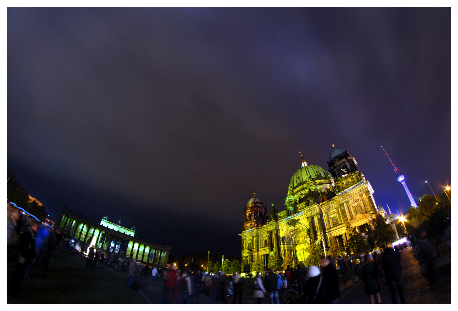 Berliner Dom (Erleuchteter Moment) - Fischauge