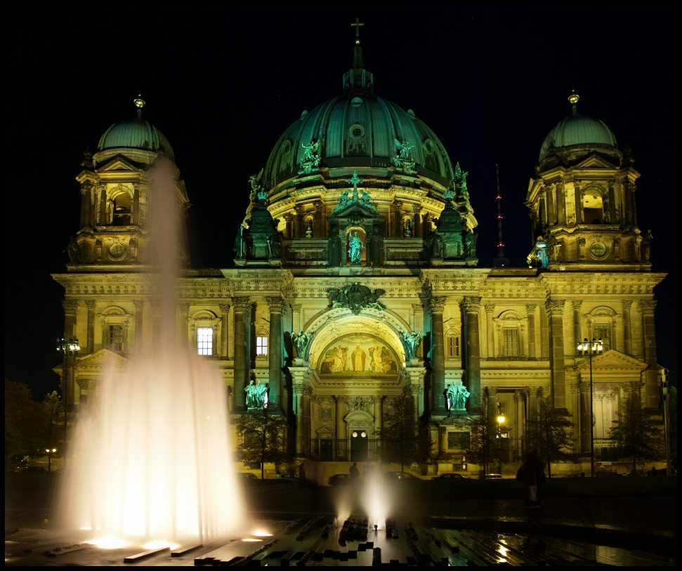 Berliner Dom Grün/Gelb