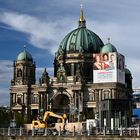 Berliner Dom im Corona-Look