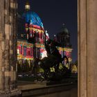 Berliner Dom im Festival of lights Licht