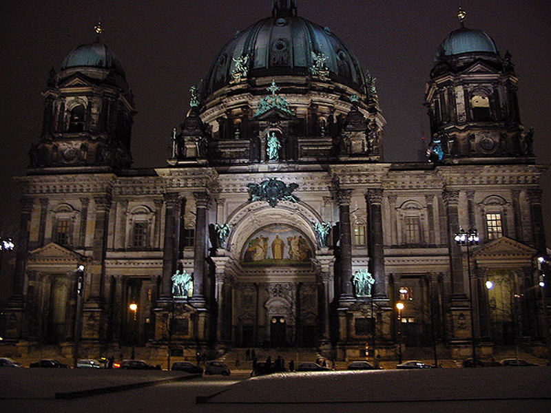 Berliner Dom im Winter