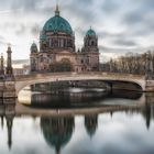 Berliner Dom Im Winter