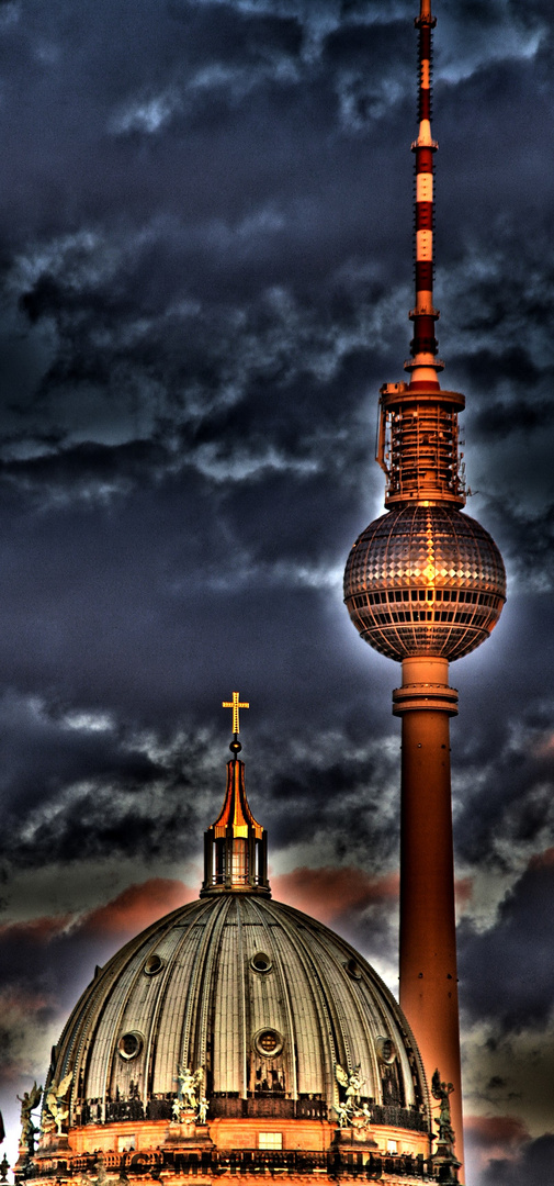 Berliner Dom und Fernsehturm