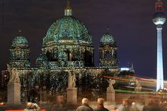 Berliner Dom während des Festivals of Lights 2010_III