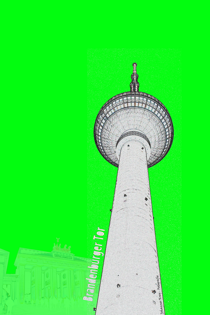 Berliner Fernsehturm Bearbeitung