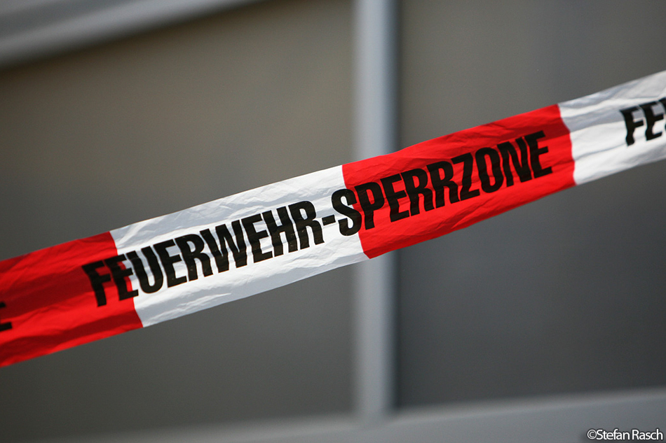 BERLINER FEUERWEHR - SPERRZONE