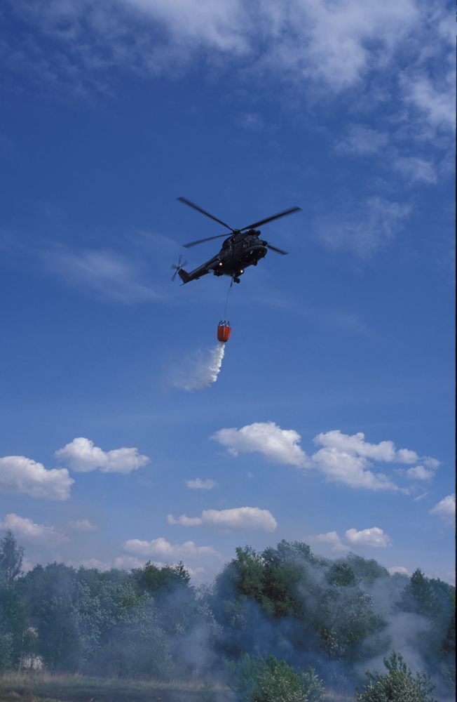 Berliner Feuerwehr: Unterstützung aus der Luft