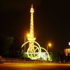 Berliner Funkturm bei Nacht