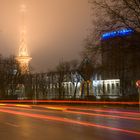 Berliner Funkturm im Nebel