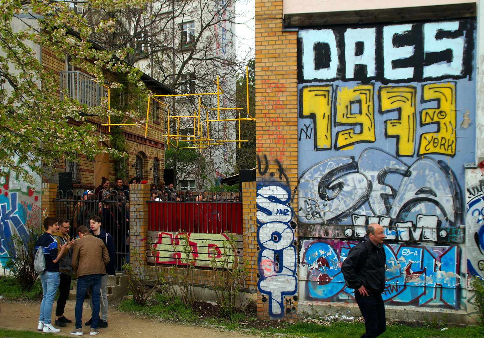 Berliner Graffiti: "NoYork 1973"