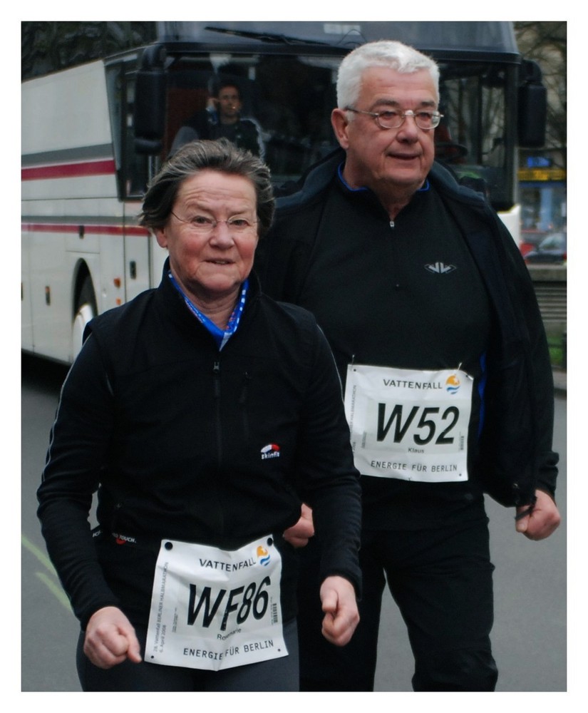 Berliner Halbmarathon 2008 - XII - Gewonnen, noch einmal ...