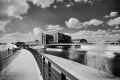 Berliner Hauptbahnhof in sw