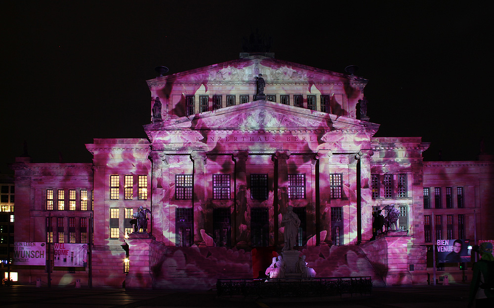 Berliner Konzerthaus am Gendarmenmarkt beim Festival of Lights.