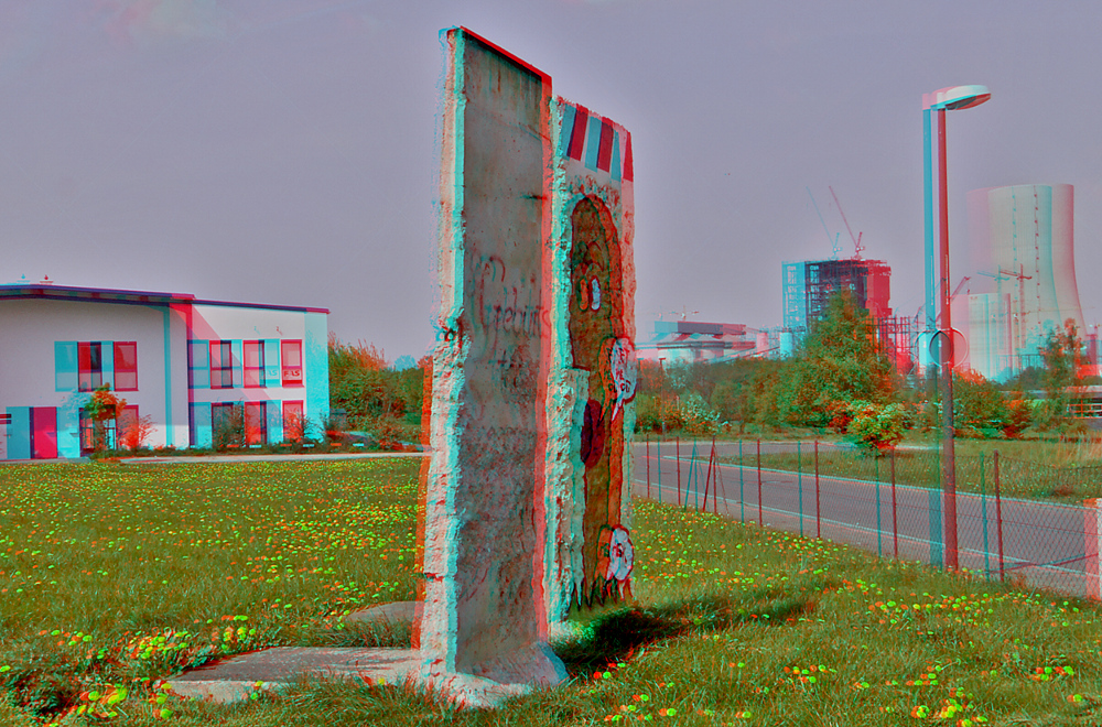 Berliner Mauer (3D für rot/cyan Brille)