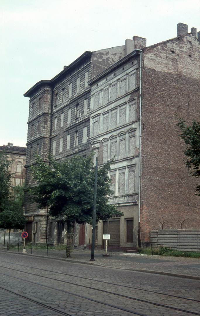 Berliner Mauer an der Bernauer Straße 1961