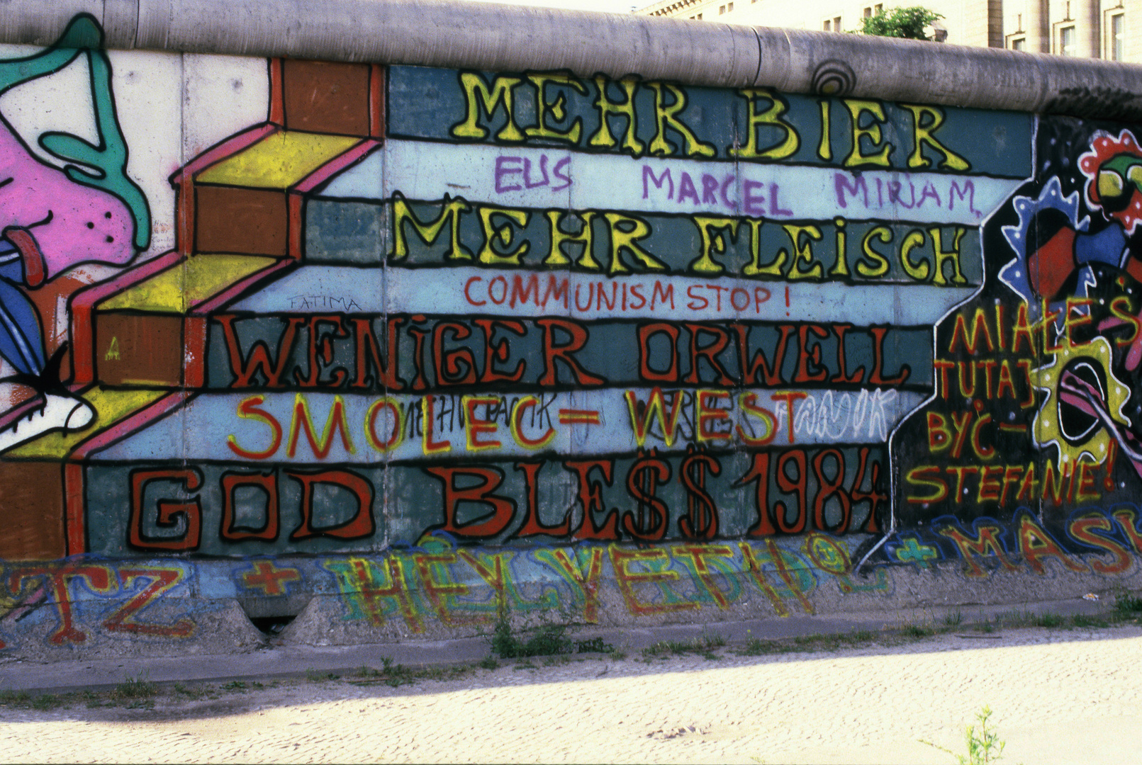 Berliner-Mauer_Grafitti 1985