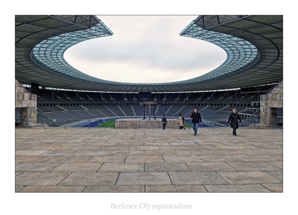 Berliner Olympiastadion  " aus meiner Sicht..."