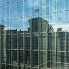 Berliner Reichstag Spiegelung