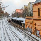 Berliner Ringbahn im Winter 2023