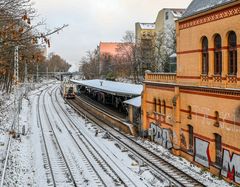 Berliner Ringbahn im Winter 2023