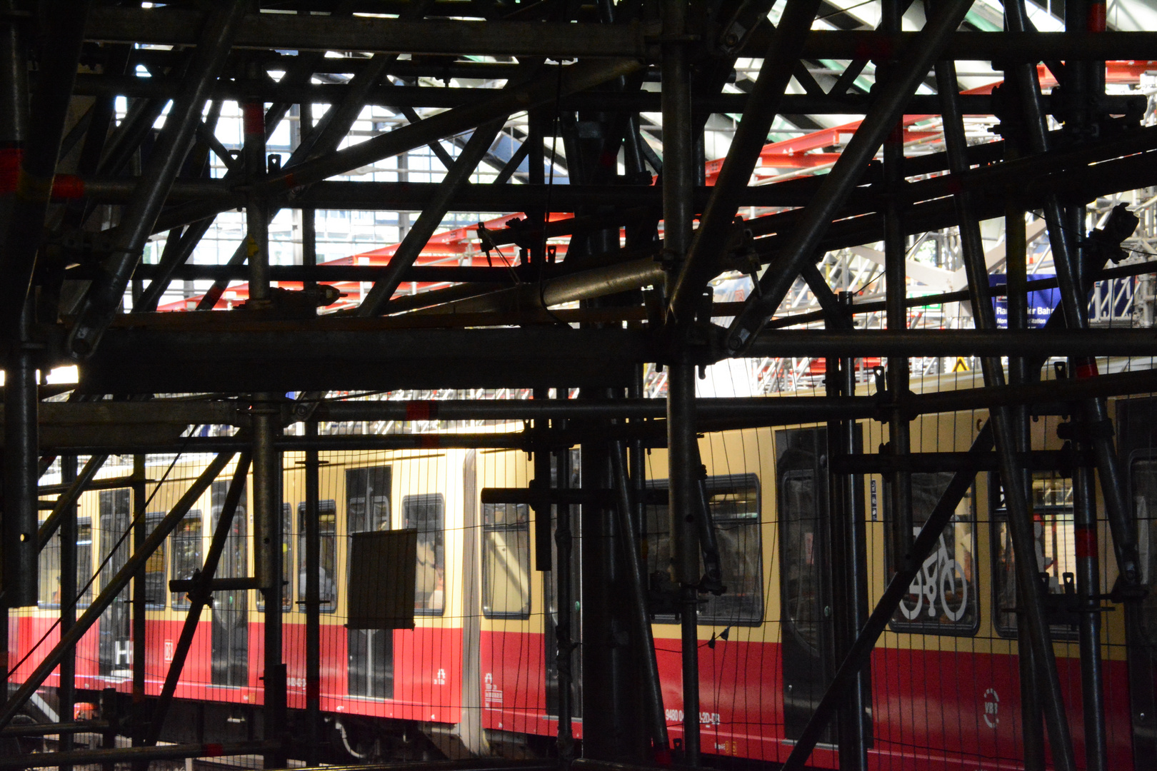 Berliner S-Bahn im Strebenwald