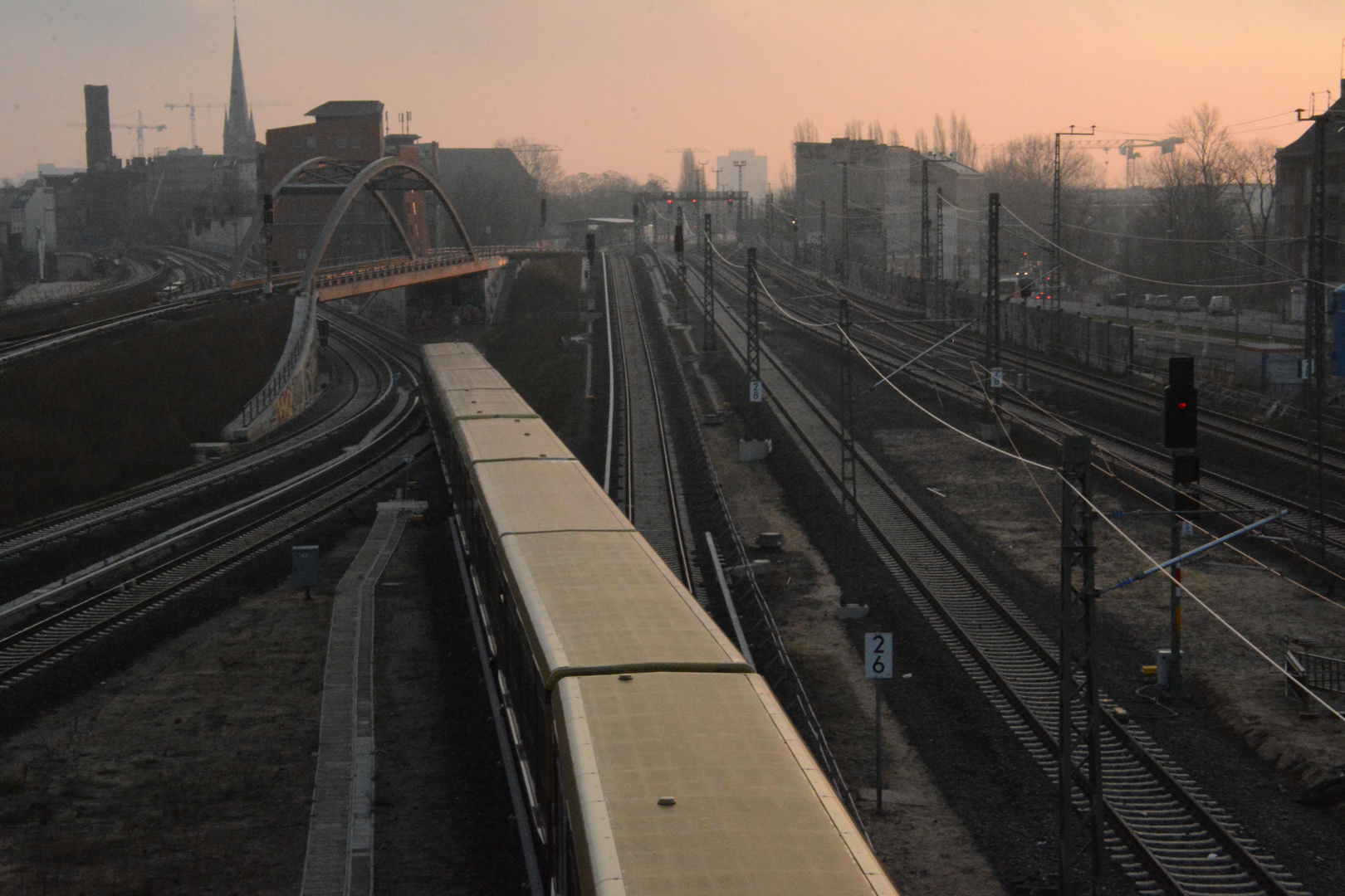 Berliner S-Bahn Station Ostkreuz