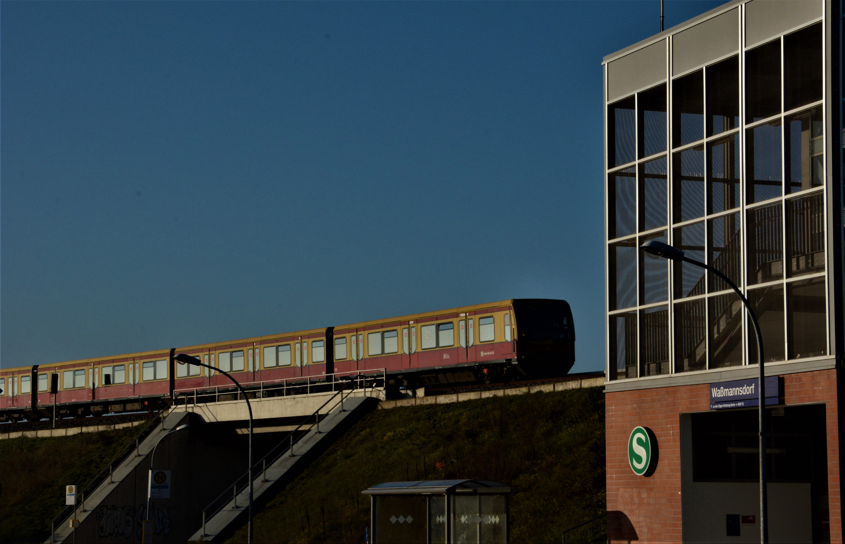 Berliner S-Bahn Station Waßmannsdorf